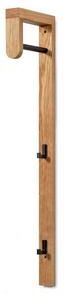 Woodek Scandinavian Solid Oak Coat Rack