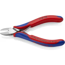 Knipex, Bolzenschneider + Seitenschneider, 77 82 130 Elektronik-Seitenschneider mit Mehrkomponenten-Hüllen 130 mm (130 mm)
