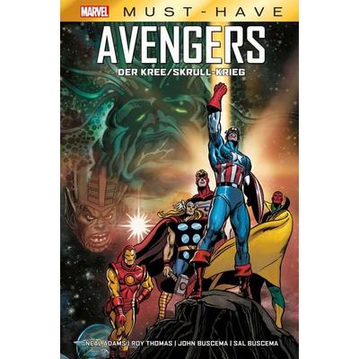 Marvel Must-Have: Avengers - Der Kree/Skrull-Krieg, Gebundene Ausgabe von Roy Thomas,Neal Adams,John Buscema,Sal Buscema, Panini, 978-3-7416-3907-4
