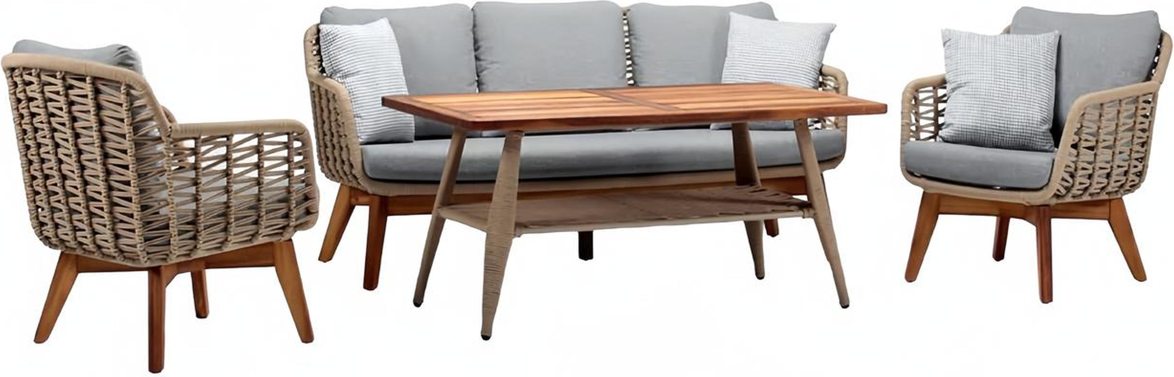 Gartenmöbel Sitzgarnitur Sofa Couch Polster Garten Terrasse Möbel Sitzgruppe