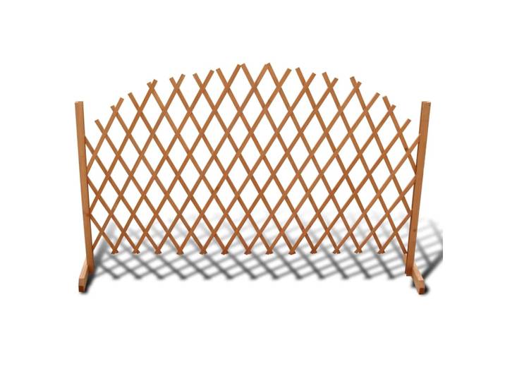 vidaXL Spalierzaun Massivholz 180x100 cm