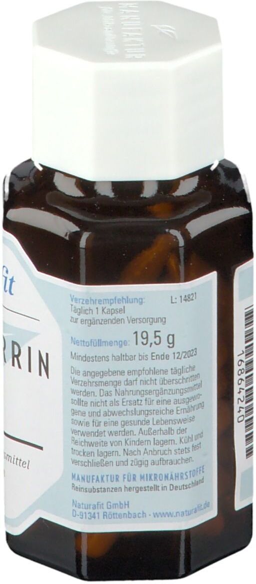 Naturafit Lactoferrin 250 mg aus Kuhmilch Kapseln 60 St