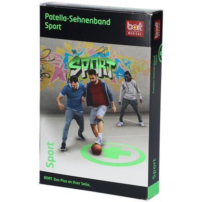 Bort Patella-Sehnenband Sport Gr.2 schwarz/grün 1 St Bandage(s)