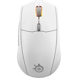 Steelseries Rival 3 Wireless Gen 2 Gaming Maus kabellose Maus mit 2,4GHz und Bluetooth und 18K DPI, weiß