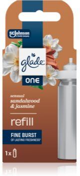 Glade ONE Sensual Sandalwood & Jasmine recarga para purificador de ar 10 ml. ONE Sensual Sandalwood & Jasmine