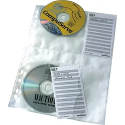 Durable CD-Hüllen A4 transparent VE=5x5 Stück