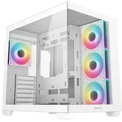 Deepcool CG530 4F WH (ATX, mATX, Mini-ITX), PC Gehäuse, Weiss
