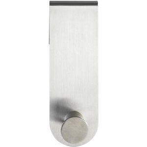 Wenko Duschhaken Celano 23250100, Edelstahl matt, aus Edelstahl, zum Einhängen, Wandstärke 6-10 mm