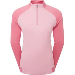 FootJoy Layer Mini Stripe 1/4-Zip, rosa