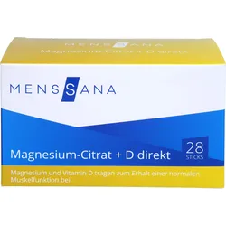 Magnesium-Citrat + D Direkt Menssana 28 ST