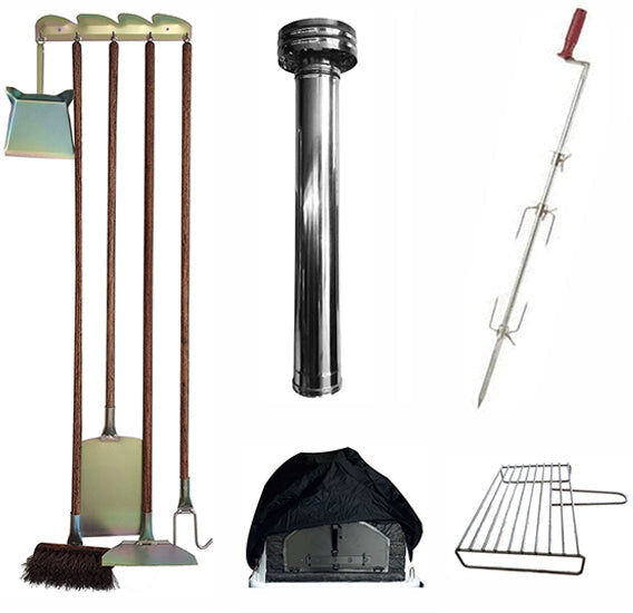 My-Barbecue Pack Promocional 2 – Kit de Cozedura para Forno a Lenha em Tijolo - 120 cm / 90 cm