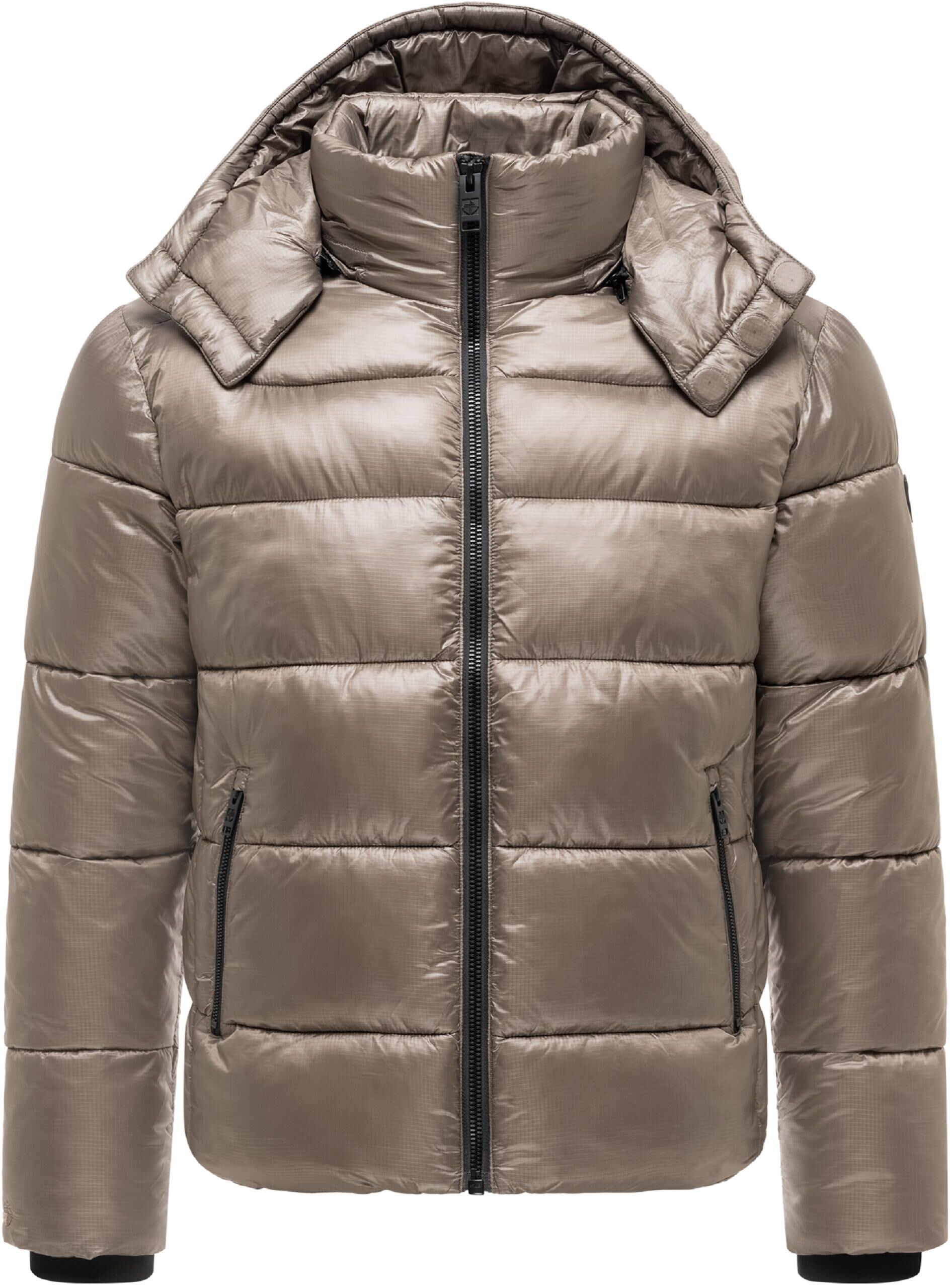 Steppjacke STONE HARBOUR "Steppjacke Ezioo XX", Herren, Gr. XXL, stone braun, Obermaterial: 100% Nylon NY.  Obermaterial: Futter: 100% Polyester PES. 100% Polyester PES., gerade hüftbedeckend, Bündchen, Jacken Steppjacke, Herren Winterjacke mit magnetisch