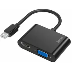 HAMA 200330 2in1-MiniDP-Adapter auf VGA + HDMI