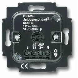 Busch-Jaeger Jalousiesteuerung, Unterputz, schwarz, glänzend, 690W