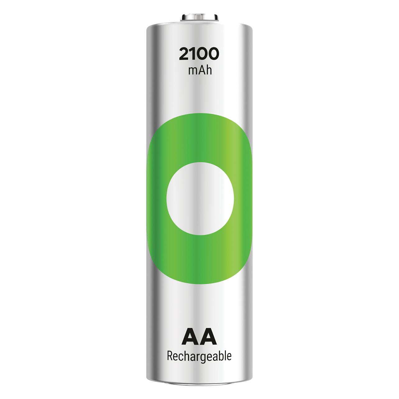 GP Batteries Recyko AA-battery 2100mAh (4 Stk., AA, 2100 mAh) (10201492)