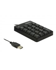 Delock Tastenfeld USB Schwarz retail Nummernblock 19 Tasten schwarz (12481)