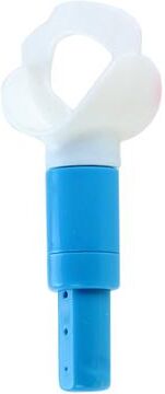 Smart Shopping Spot Portable Breathing Trainer Lung Exercise Device For Respiratory Fitness & Breath Control blue