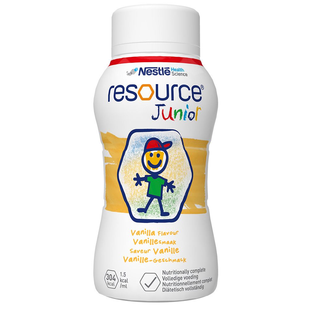 Resource Junior Vanille-Geschmack flüssig 6x4x200 ml Flüssigkeit