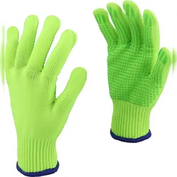TRIZERATOP Gants de travail, gants de jardinage, polyester, coton taille 8/M