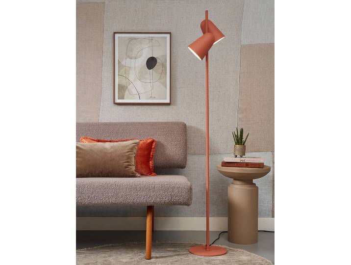 Lampadaire Salamanca 28 x 145 x 28cm Orange/Terre cuite fer E14