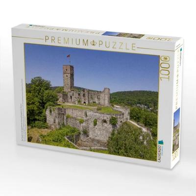 CALVENDO Puzzle Der Burgturm der gigantischen Festung Königstein im Taunus | 1000 Teile Lege-Größe 64x48cm Foto-Puzzle für glückliche Stunden