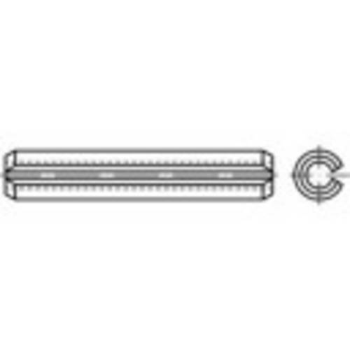TOOLCRAFT TO-410166 Spannstifte (Ø x L) 4mm x 4mm Federstahl 200St.