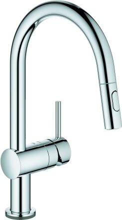 Grohe Minta Touch mitigeur d'évier 31358002 chromé , électronique, douchette extractible à double rinçage