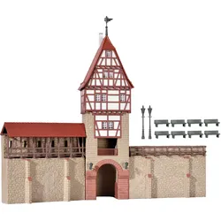 Kibri 38914 - H0 Stadtmauer mit Fachwerkturm in Weil