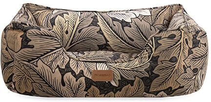 Morris & Co Acanthus Medium Square Dog Bed
