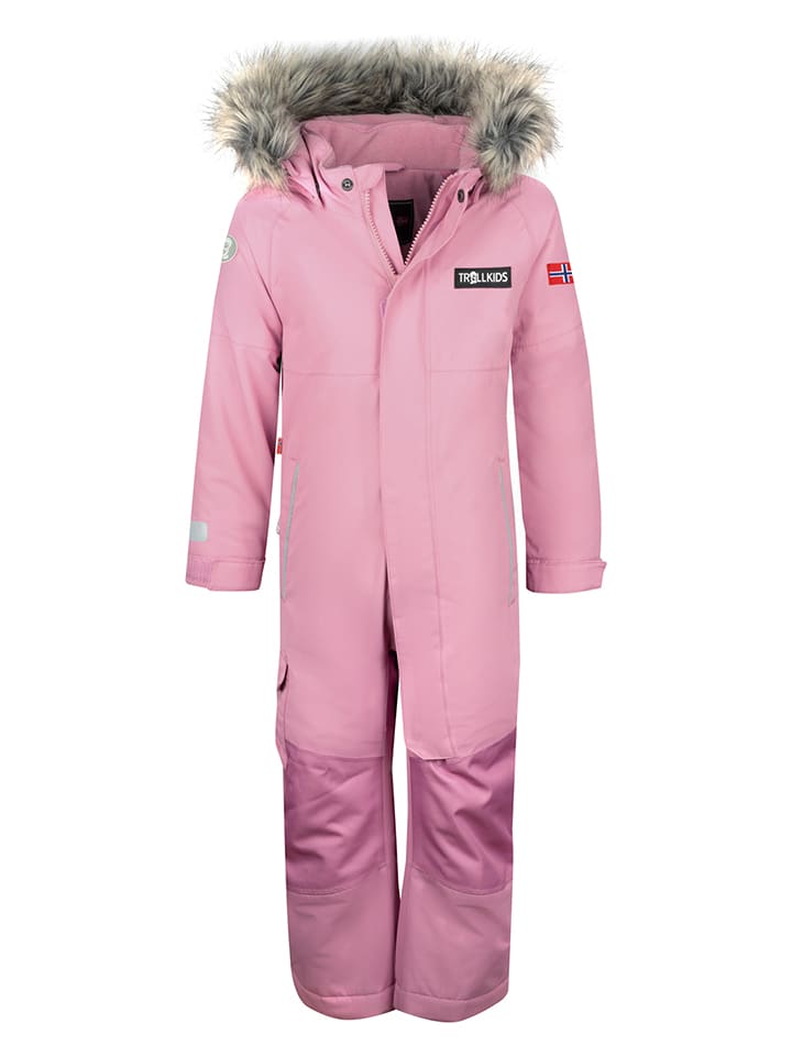 Trollkids Schneeanzug "Kirkenes" in Rosa - 80
