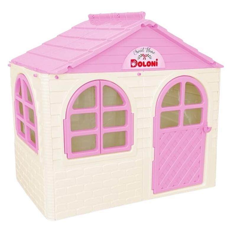 Doloni Toys DOLONI DÄ>tský zahradní domeÄek bílo-rÅžový (malý) (02550/14)