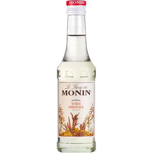 Monin Sirup Weißer Rohrzucker, Kaffeesirup, 250 ml