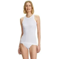 FALKE Damen Unterhemden o.Arm Da UL C Top Regular, Größe XS in Weiß 2860