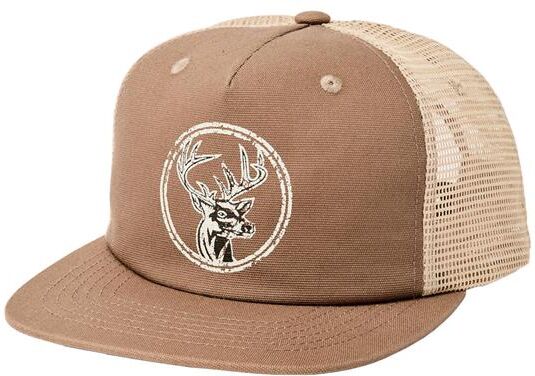 Filson Buck Graphic Trucker Mesh Cap, Tan