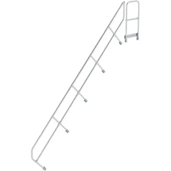 MUNK Handlauf für Treppe 45° mit Plattform, 16 Stufen