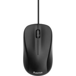 hama 00182606 Optische 3-Tasten-Maus MC-300, kabelgebunden, Schwarz
