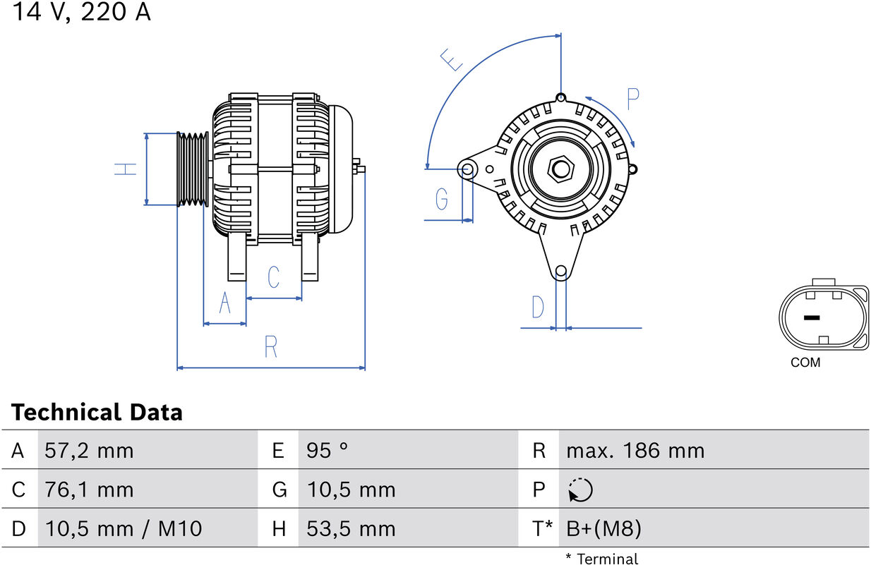 Bosch Generator 0986084960 Für Bmw