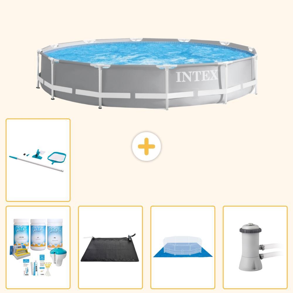 Prism Frame Pool Rund - 366x76 cm - 6-teilig S21043