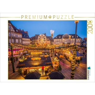 CALVENDO Puzzle Weihnachtsmarkt Goslar | 2000 Teile Lege-Größe 90 × 67 cm Foto-Puzzle für glückliche Stunden