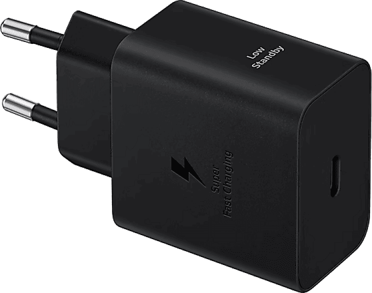 Cargador - Samsung EP-T4511NBEGEU, Carga rápida, Compatibilidad Universal, 45W, USB-C, Negro