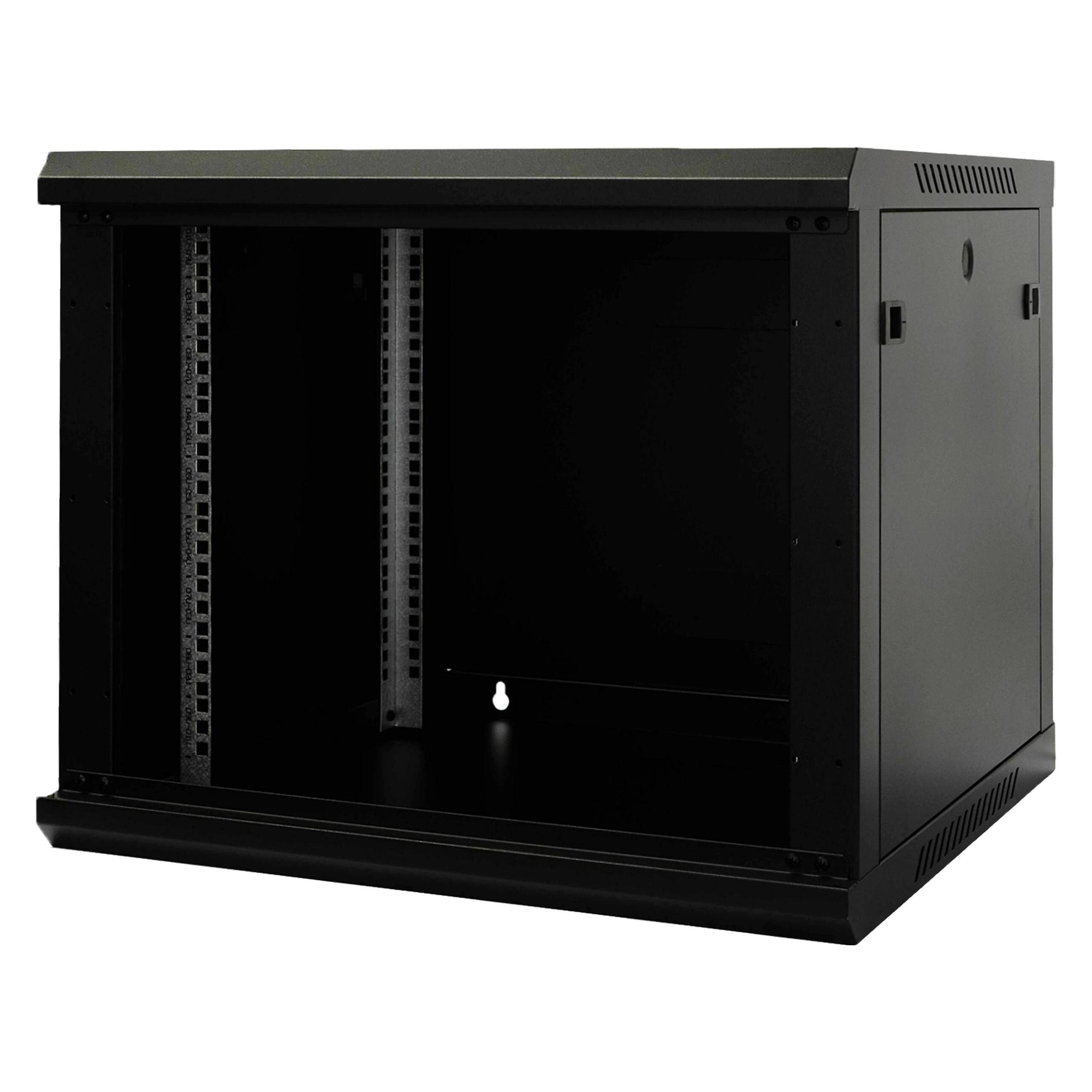 Wirewin 19/ Wandschrank, einteilig, Pro 3nd Generation, Flat-Pack, 600x450mm, schwarz (9 HE, 19 Zoll Rack) (WCAB PS3 600X450X9U B FP)