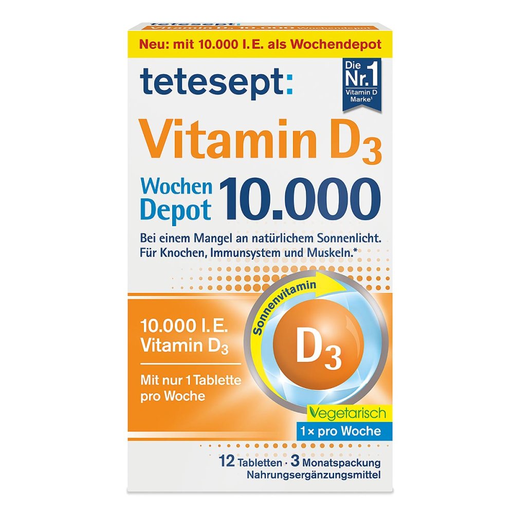 Merz Consumer Care GmbH Tetesept Vitamin D3 10.000 Filmtabletten 19402445