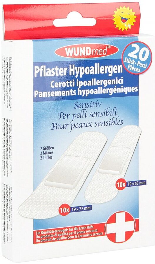 Pflaster hypoallergen sensitiv transparent 2 Gröss