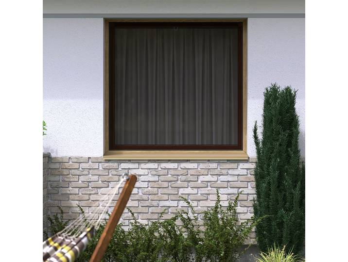 JAROLIFT Insektenschutz-Spannrahmen BrushLine 2000 für Fenster