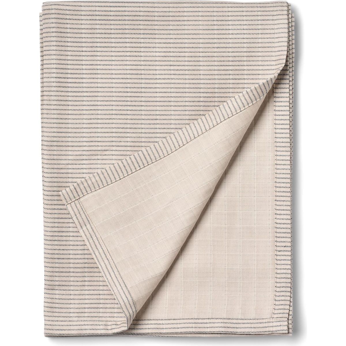 Wheat Muslin Blanket Karly stormy weather stripe (9572) Onesize 3891-376M-GOTS-9572-Onesize