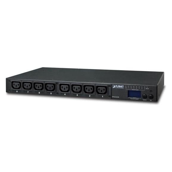 Planet IPM-8220 8AC-Ausgänge 1U Schwarz Stromverteilereinheit (PDU) (8x) (IPM-8220)