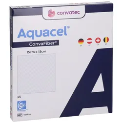 Aquacel Convafiber 15x15 Cm Verband 5 St