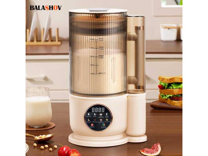 Machine à lait de soja 1500ml, presse-agrumes électrique, mélangeur de lait de soja, Machine à briser les murs, Machine à petit déjeuner à lame à 10 feuilles