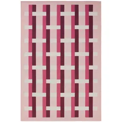 benuta Pop In- & Outdoor-Teppich Jovis Pink 200x285 cm - Teppich für Balkon, Terrasse & Garten