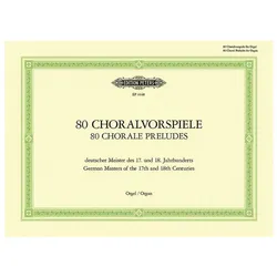 80 Choralvorspiele deutscher Meister des 17. u. 18. Jahrhunderts, Fachbücher von Hermann Keller
